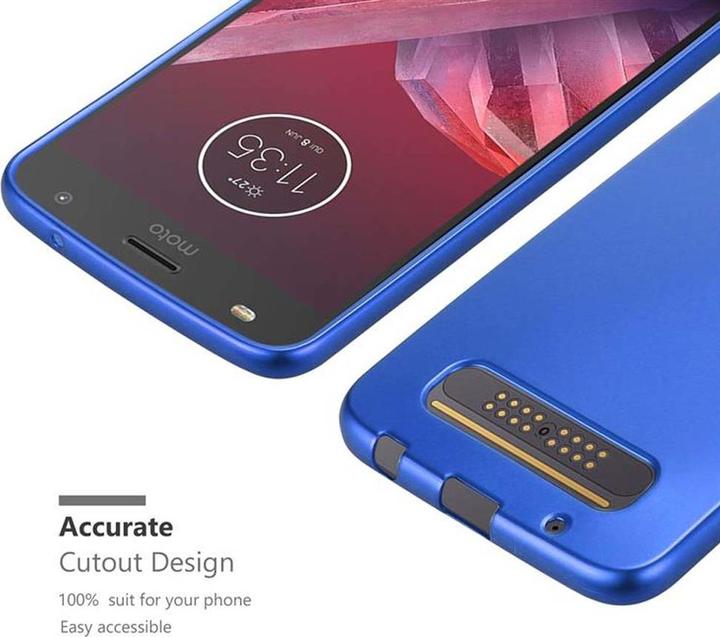 Image du produit Cadorabo Couverture métallique mate TPU (Motorola Moto Z2 Play, Motorola Moto Z2 Force)