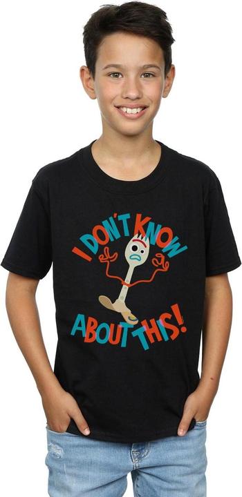 Actual product image Disney Boys Toy Story 4 Forky I Dont Know About This T-Shirt (152, 158)