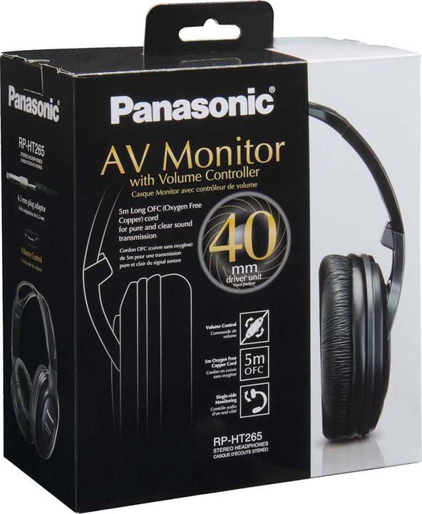 Produktbild Panasonic Rp-Ht265e (keine Geräuschunterdrückung, Kabelgebunden)