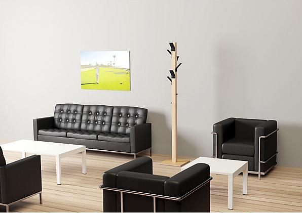 Immagine prodotto Paperflow Appendiabiti a stelo, legno massello, corona nera.