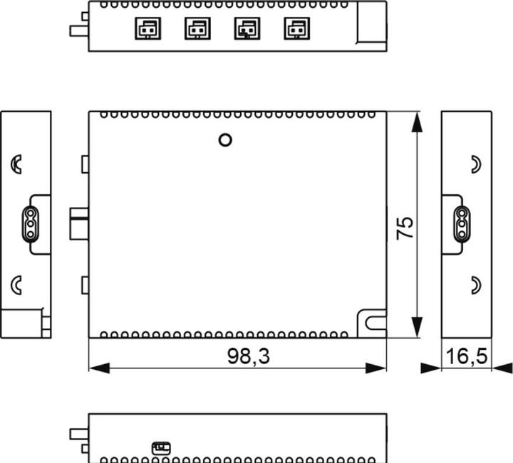 Actual product image L&S Mec Modul 1-Kanal RGB W Emotion 24 V wei