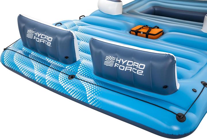 Actual product image Bestway Hydro Force Tropical Breeze 6-Person Inflatable Party Island 3.73 m