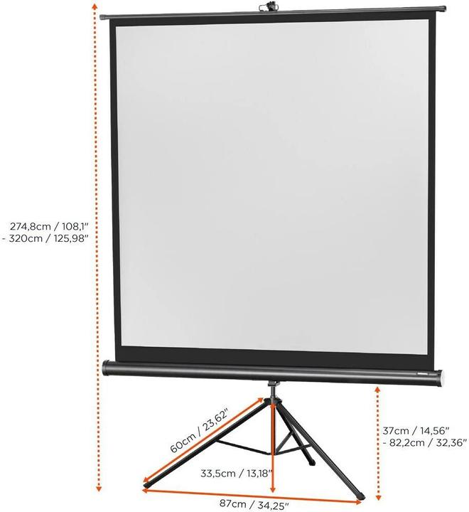 Image du produit Celexon Trépied écologique, écran, 1:1 (86.22", 1:1)