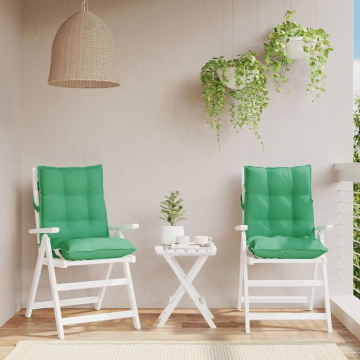 Image du produit VidaXL Coussin pour chaise à dossier bas 2 pcs. Tissu Oxford (100 x 50 x 7 cm)
