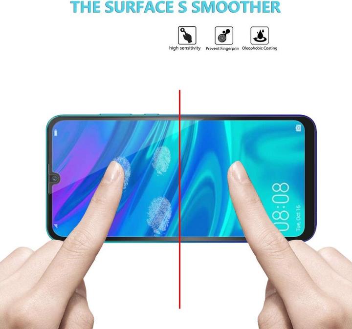 Actual product image Screenguard Huawei P Smart 2019 Full Screen Protective Glass Film 2.5D 9H (1 Piece, Huawei P Smart (2019))