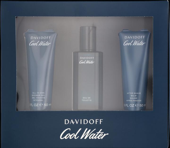 Immagine prodotto Davidoff Cool Water Eau de Toilette Cofanetto Regalo 40 + 50 + 50 ml (Set per la cura dei capelli)