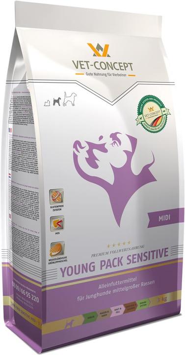 Produktbild Vet Concept Young Pack Sensitive Midi - 3 kg