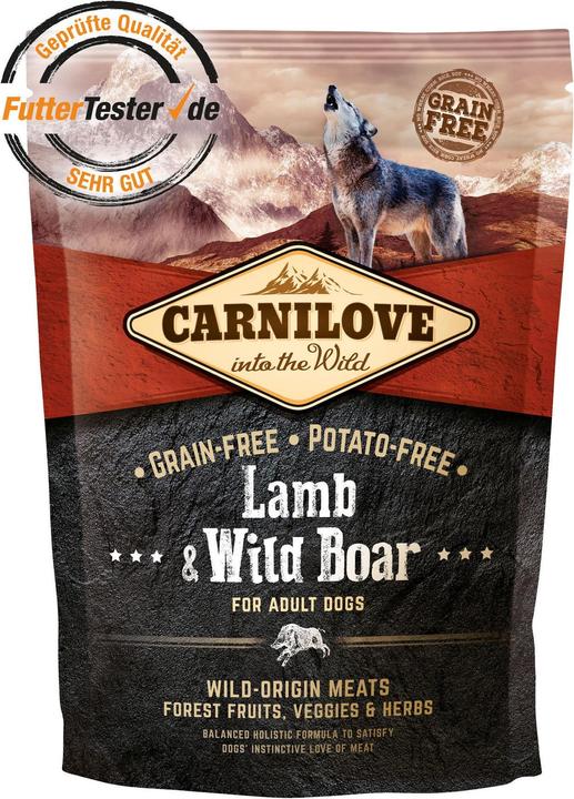 Produktbild Carnilove Lamm Wildschwein (Adult, 1 Stk., 1500 g)