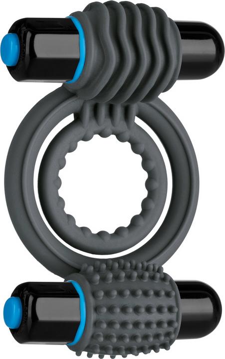 Actual product image Doc Johnson OptiMALE - Vibrating Double C-Ring (4 cm)