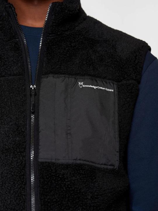 Produktbild KnowledgeCotton Apparel fleece-weste grs/vegan (XL)