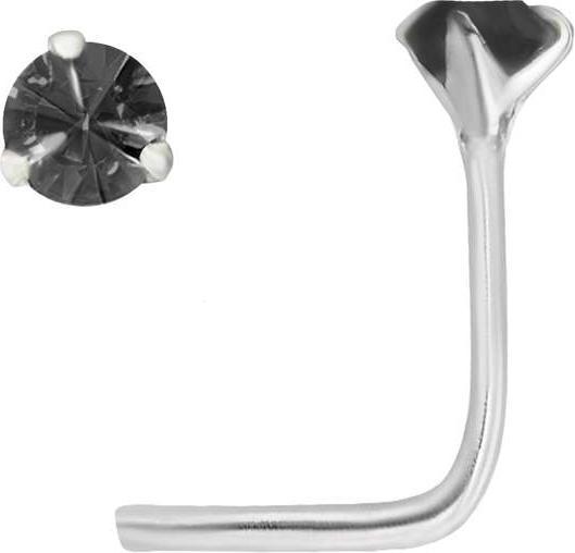 Produktbild Bijouteria Nasenpiercing (Silber 925, Kristall)