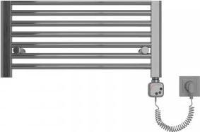 Produktbild Mert - Digitaler Regler KMX1 Inklusive Heizpatrone 1000W, Chrom, mit Spiralkabel und Stecker