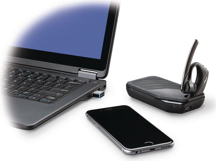 Produktbild Poly Voyager 5200 UC (Kabellos, Kabelgebunden, USB-A)