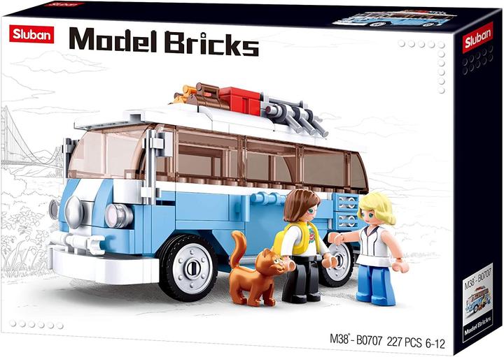 Actual product image Sluban Classic hippie bus