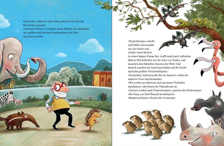 Productafbeelding Die grosse Weltreise durch den Zoo (Duits, Sophie Schoenwald, 2024)