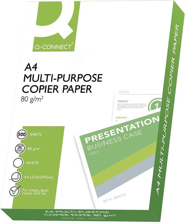 Q-Connect Universal paper, bright white (80 g/m², 500 x, A4)
