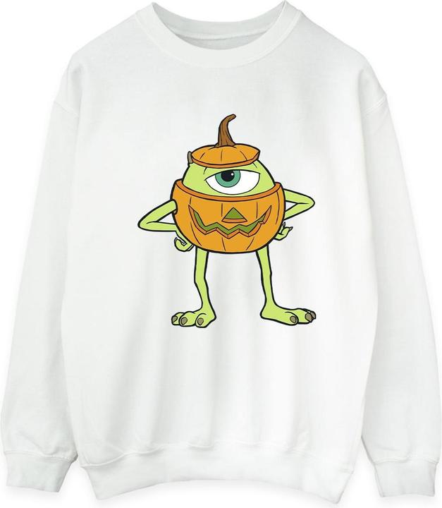 Actual product image Disney Mens Mike Pumpkin Halloween Sweatshirt (XXL)