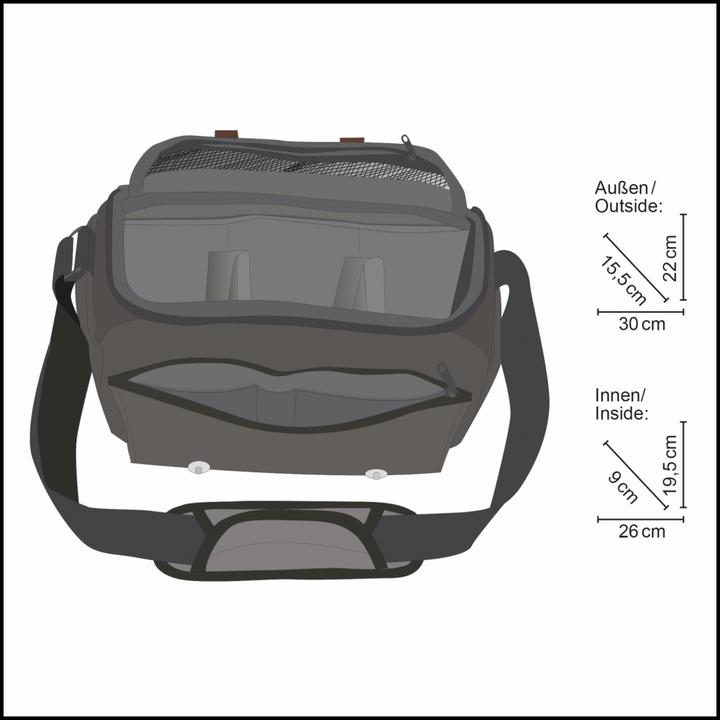 Actual product image mantona Camera bag Milano grande (Camera shoulder bag)