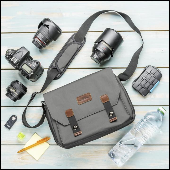 Actual product image mantona Camera bag Milano grande (Camera shoulder bag)