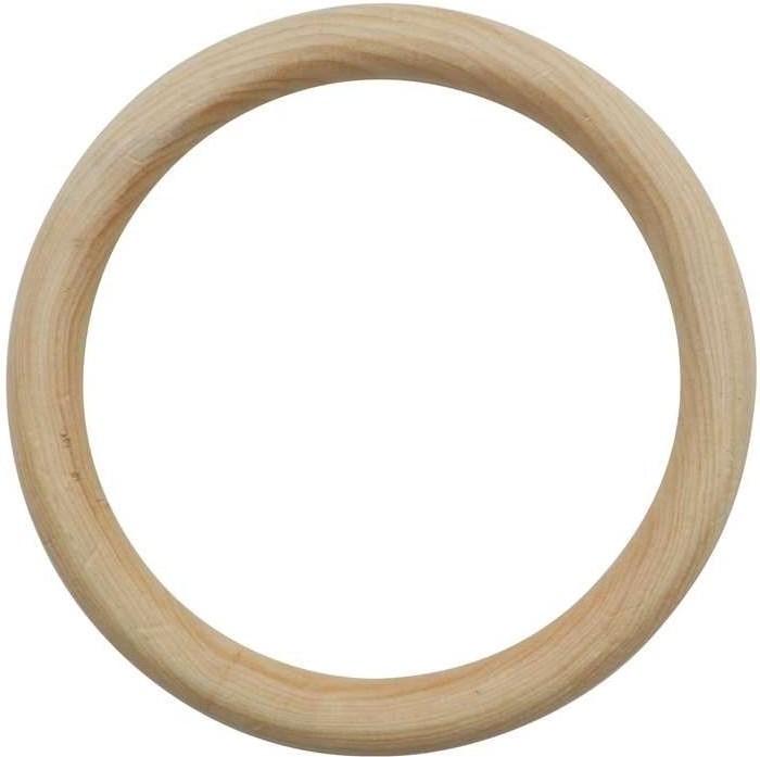 Actual product image Glorex Wooden article wooden ring Ø 15 cm, 1 piece