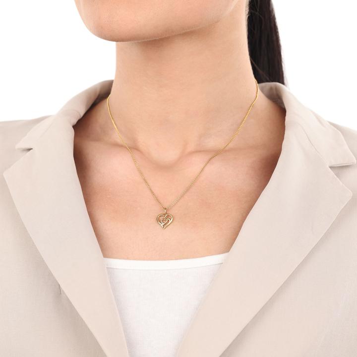 Image du produit Amor Pendentif Cupidon pour femme, argent sterling 925 | coeur (Argent 925)