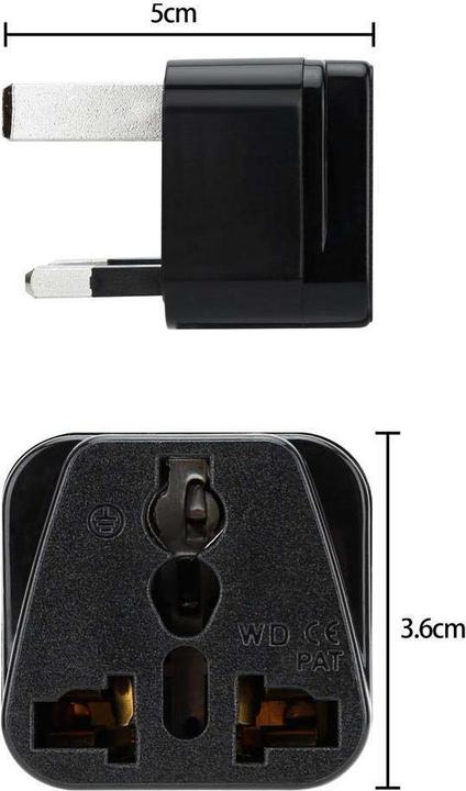 Actual product image Intirilife Socket adapter set of 4 UK type G