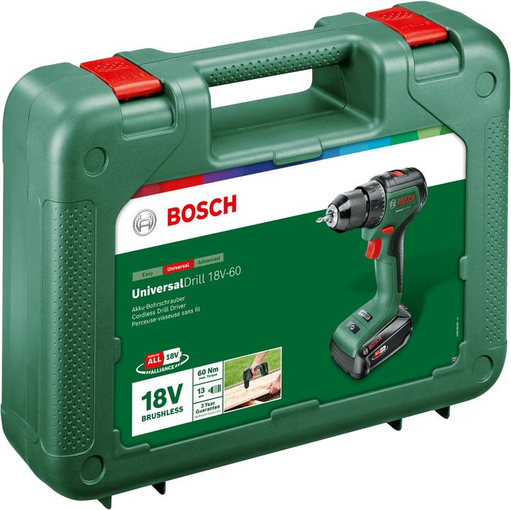 Produktbild Bosch Home & Garden UniversalDrill 18V-60 (Akkubetrieb)