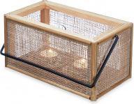 Produktbild Giftdecor Kerzenhalter zwei Lampen Rattan