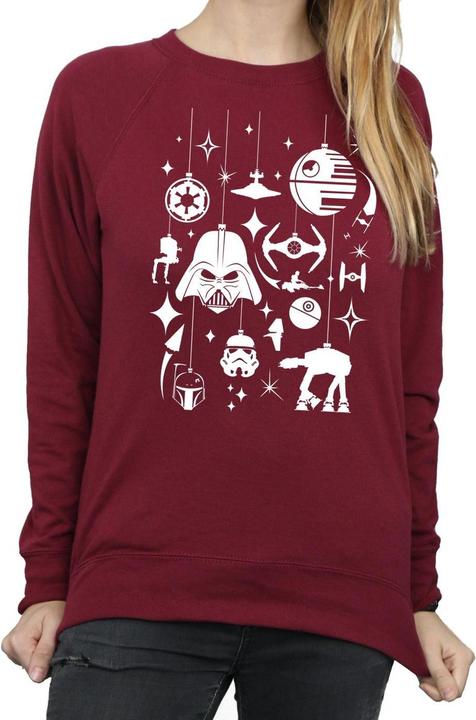 Actual product image Star Wars Womens/Ladies Christmas Decorations Sweatshirt (XL)