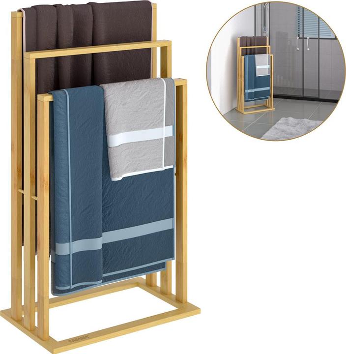 Actual product image Casaria Towel Holder, No Drilling