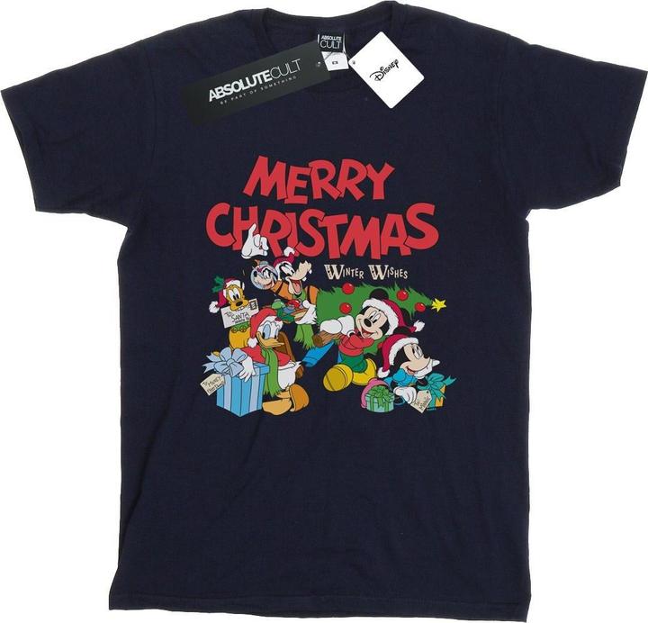 Disney Mickey And Friends Winter Wishes TShirt (XXL)