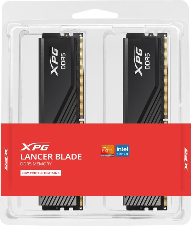 Immagine prodotto Adata DIMM 64 GB DDR5-5600 (2x 32 GB) doppio kit (nero, AX5U5600C4632G-DTLABBK, XPG Lancer Blade) (2 x 32GB, RAM DDR5, DIMM)