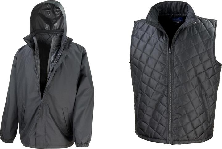 Actual product image Regatta Core 3In1 jacket with removable quilted waistcoat (S)