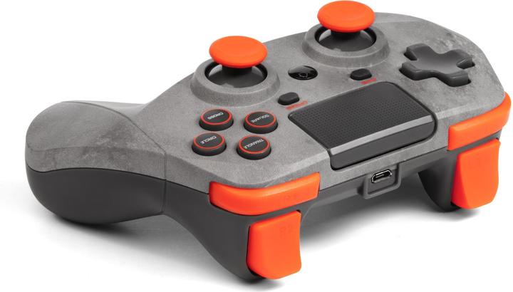 Produktbild Snakebyte Pad 4 S Wireless PS4 Controller - grau orange (PC, PS4)