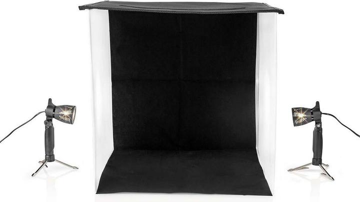 Immagine prodotto Nedis Kit Studio Fotografico 400 lm Sfondi pieghevoli con borsa di trasporto inclusa Nero