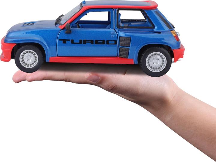 Produktbild Bburago Renault 5 Turbo blau/rot 1:24
