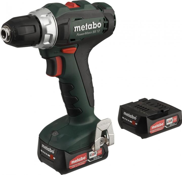 Metabo 12V Akku Bohrschrauber POWERMAXX BS 12 (Akkubetrieb)