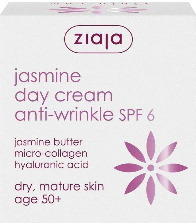 Produktbild Ziaja JAZMIN crema facial de día antiarrugas SPF6 50 ml (50 ml, Tagescreme, Bis SPF 10)