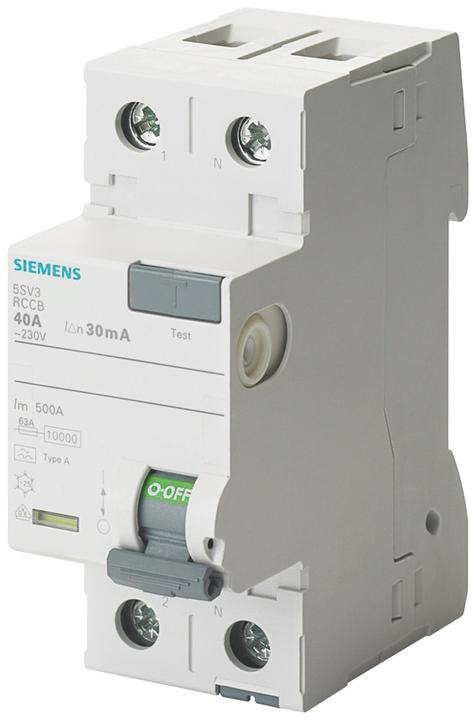 Image du produit Siemens Disjoncteur type FI temporisé A 30 mA Un