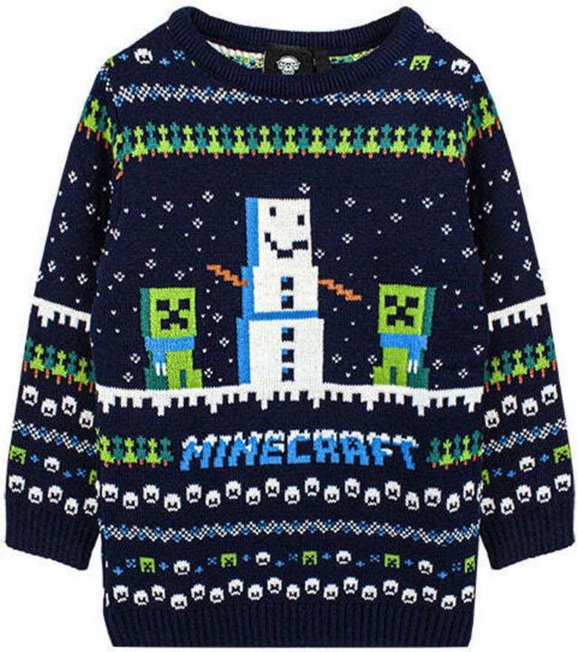 Minecraft Pullover weihnachtliches Design