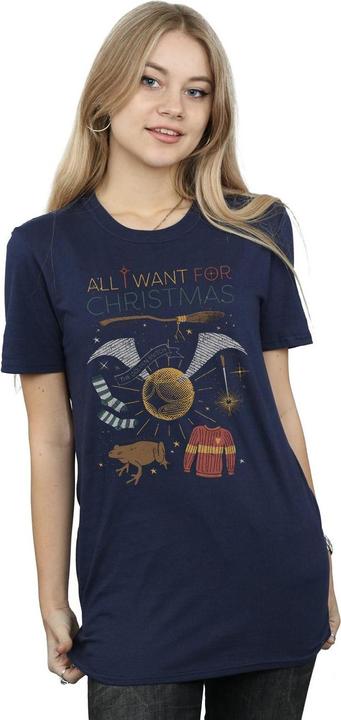 Immagine prodotto All I Want For Christmas Maglietta Ampia Donna (M)