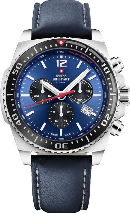 Actual product image Swiss Military SM34093.04 Sport Chronograph 45mm 10ATM (Sports watch, 45 mm)