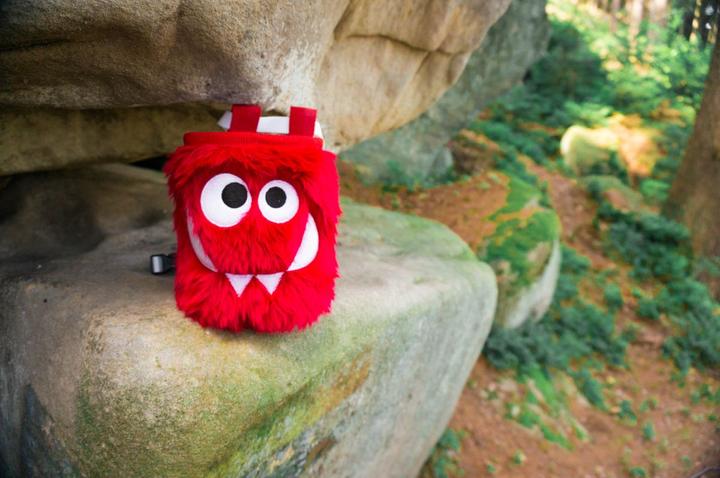 Produktbild Crafty Climbing Tangerine Foodie Monster Chalkbag