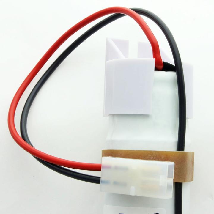 Image du produit AccuCell Batterie de secours NiCd 6,0V 4500mAh L1x5 330x37mm (4500 mAh, Piles rechargeables + chargeur)