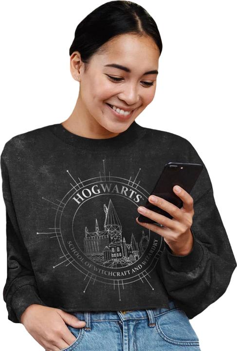 Image du produit Sweat-shirt court Hogwarts Constellation (L)