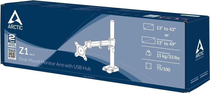 Productafbeelding HP Tafelbevestiging ARCTIC Z1 Gen 3 (Tabel, 37.99")