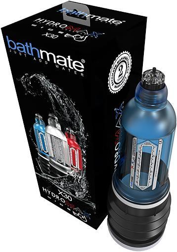 Actual product image Bathmate Hydromax X30 Penis Pump Wide Boy Blue