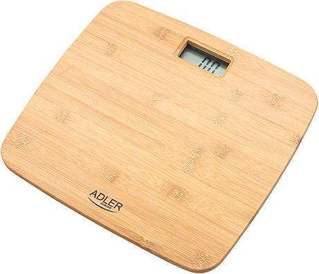 Produktbild Adler Bathroom Bamboo Scale AD 8173 Maximum weight (capacity) 150 kg, Accuracy 100 g (150 kg)