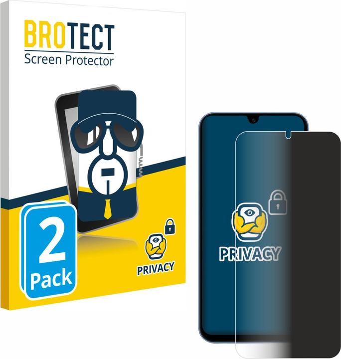 Actual product image BROTECT Anti-spy privacy film Blue light protection film (2 Piece, Samsung Galaxy A15)