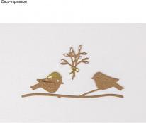 Image du produit Rayher Gabarit de découpe oiseaux d'hiver, 8 pièces